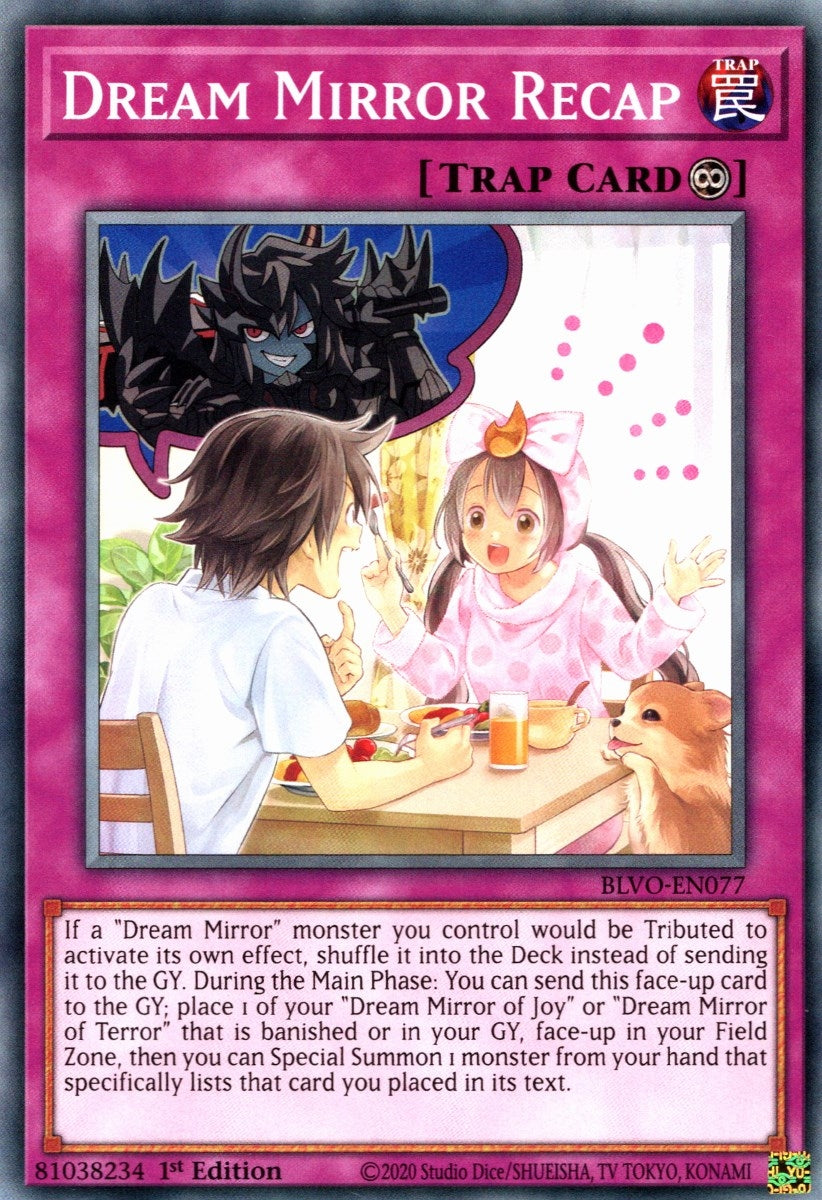 Image for Dream Mirror Recap (Blazing Vortex) (BLVO-EN077) - YuGiOh