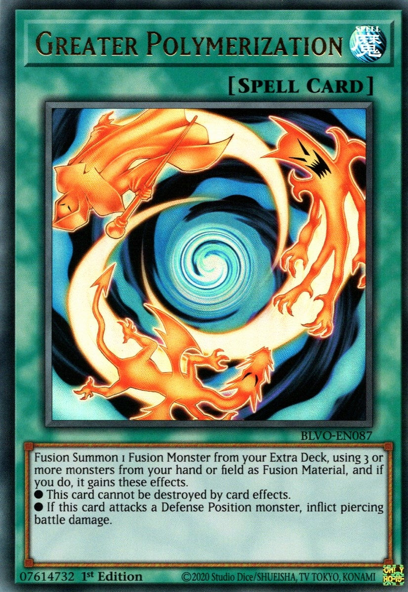 Image for Greater Polymerization (Blazing Vortex) (BLVO-EN087) - YuGiOh