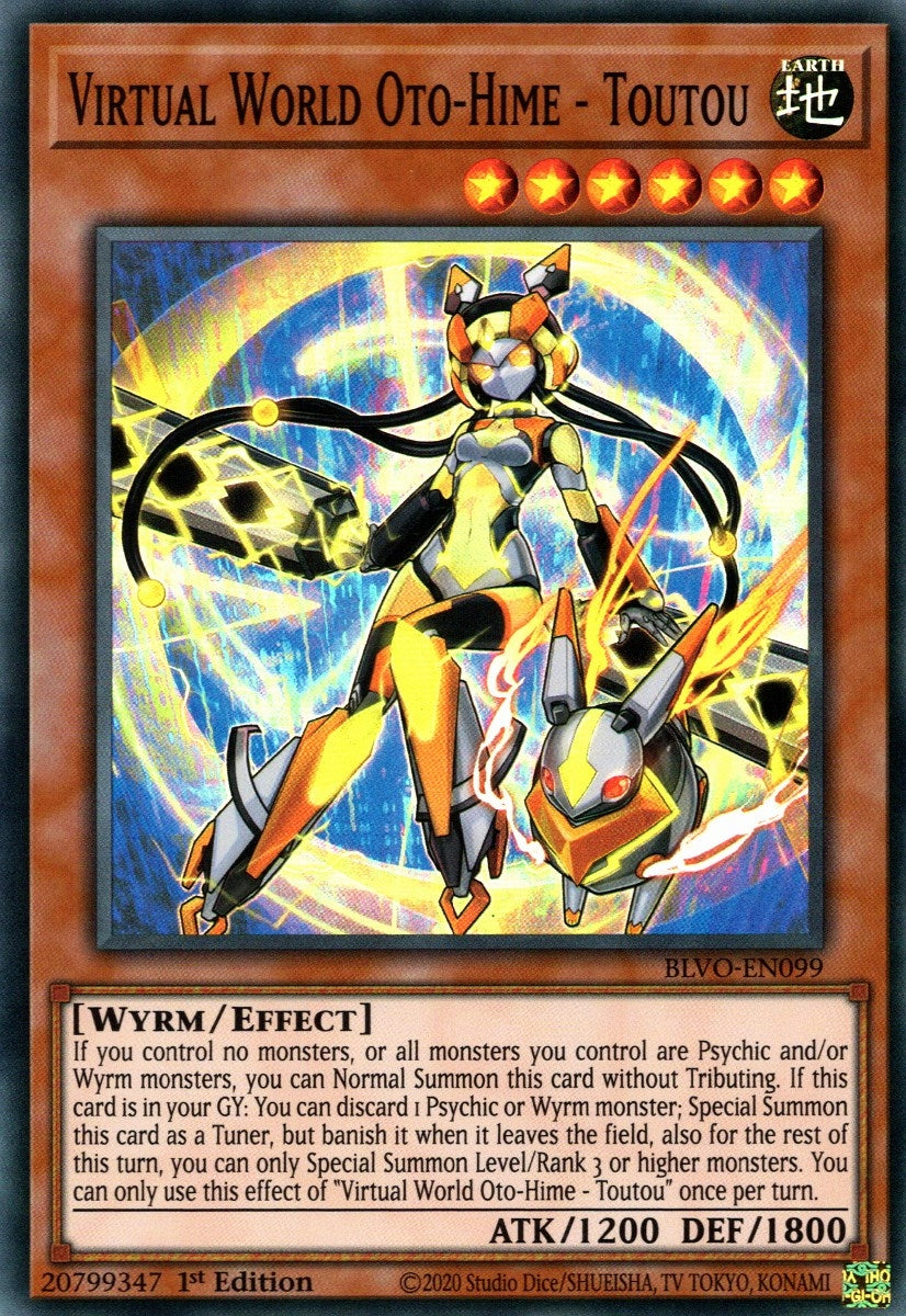Image for Virtual World Oto-Hime - Toutou (Blazing Vortex) (BLVO-EN099) - YuGiOh