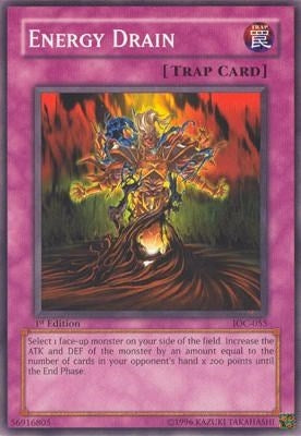 Image for Energy Drain (Invasion of Chaos) (IOC-055) - YuGiOh