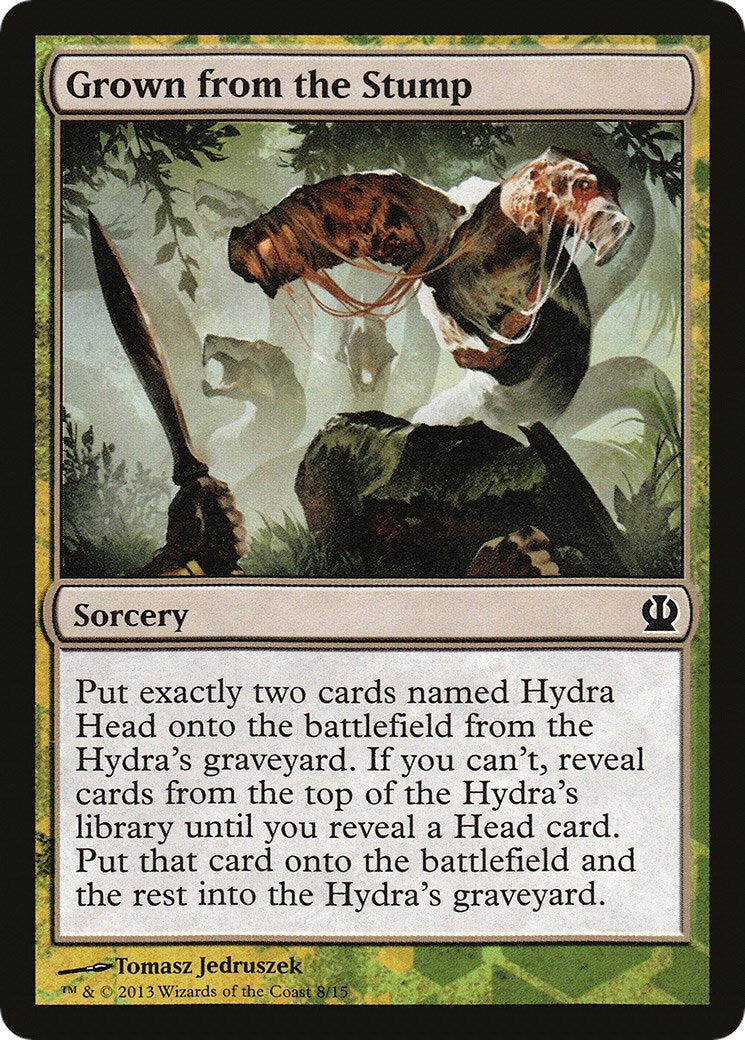 Image for Grown from the Stump (Hero's Path Promos) (8) - Magic: The Gathering