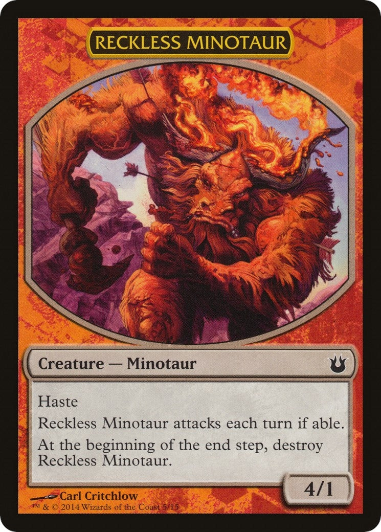 Image for Reckless Minotaur (Hero's Path Promos) (5) - Magic: The Gathering
