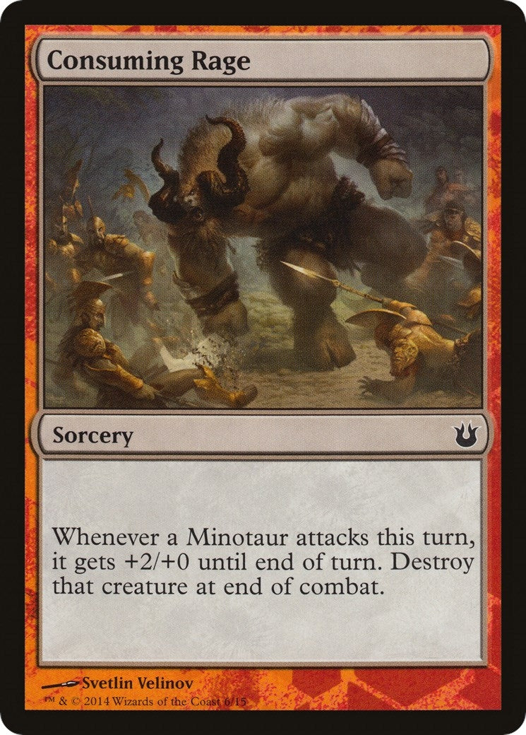 Image for Consuming Rage (Hero's Path Promos) (6) - Magic: The Gathering