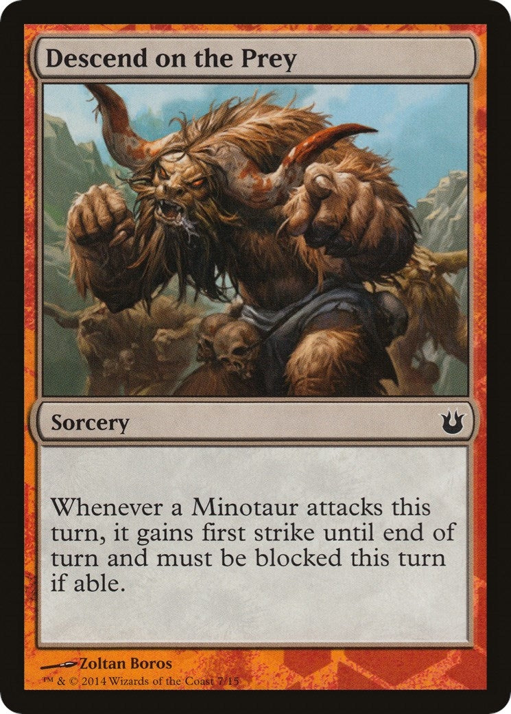 Image for Descend on the Prey (Hero's Path Promos) (7) - Magic: The Gathering