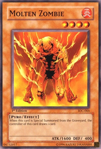 Image for Molten Zombie (Invasion of Chaos) (IOC-064) - YuGiOh