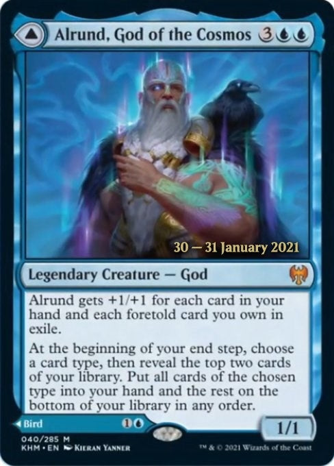 Image for Alrund, God of the Cosmos (Prerelease Cards) (40) - Magic: The Gathering