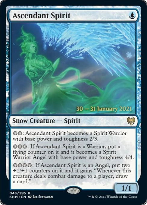 Image for Ascendant Spirit (Prerelease Cards) (43) - Magic: The Gathering