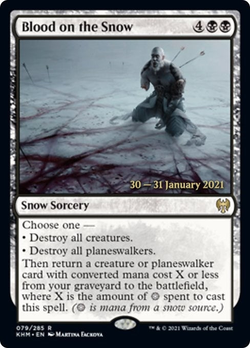 Image for Blood on the Snow (Prerelease Cards) (79) - Magic: The Gathering