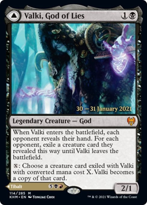 Image for Valki, God of Lies (Prerelease Cards) (114) - Magic: The Gathering