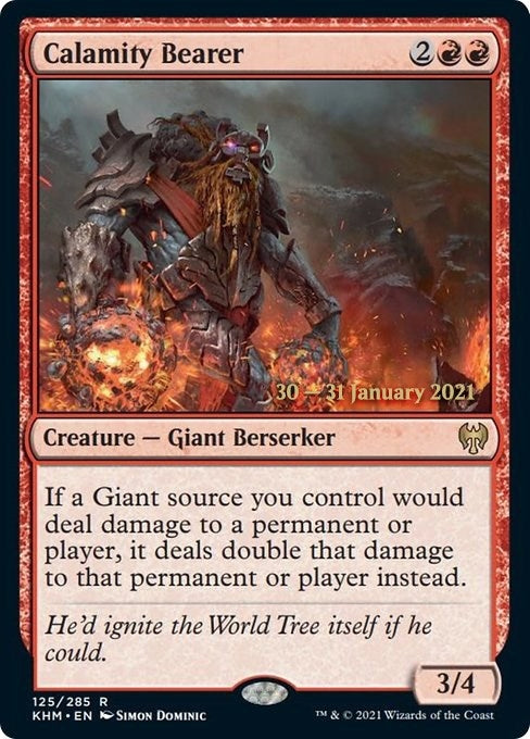Image for Calamity Bearer (Prerelease Cards) (125) - Magic: The Gathering