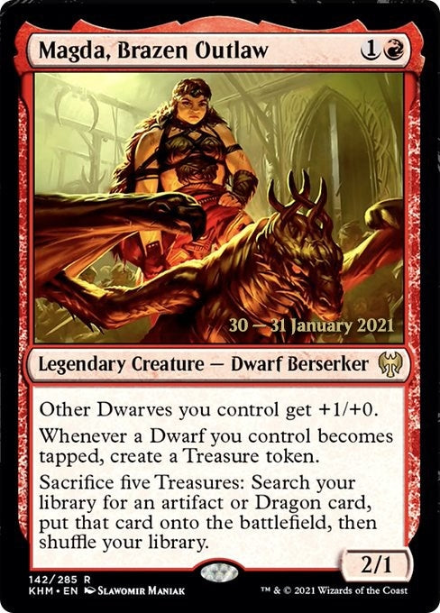 Image for Magda, Brazen Outlaw (Prerelease Cards) (142) - Magic: The Gathering