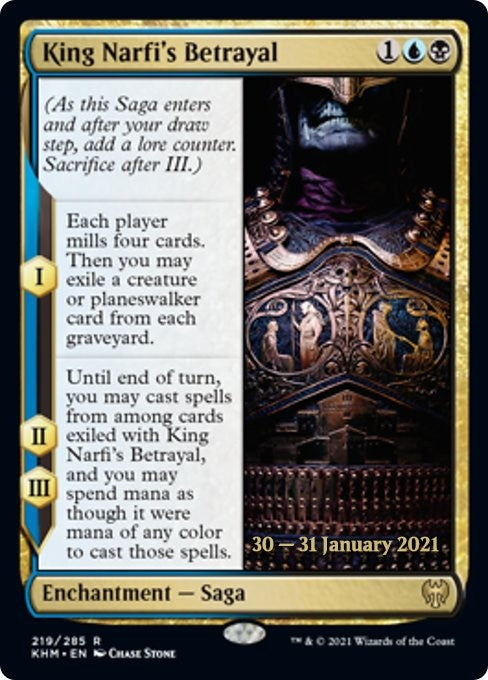 Image for King Narfi's Betrayal (Prerelease Cards) (219) - Magic: The Gathering