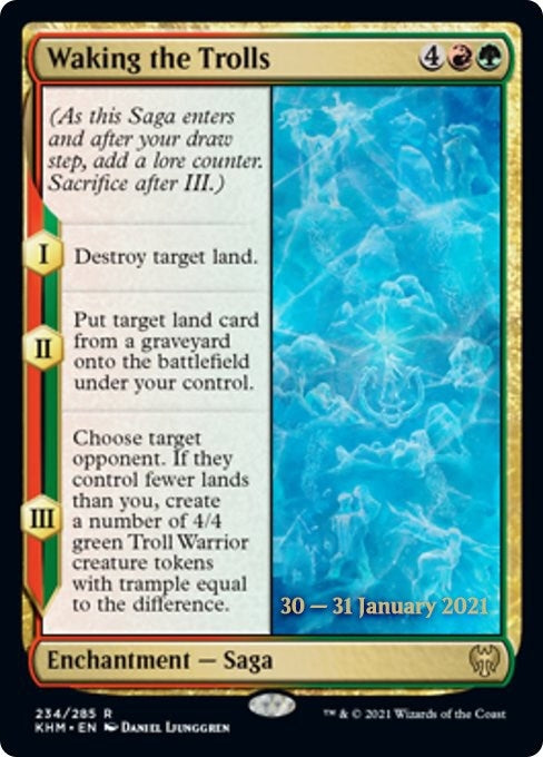 Image for Waking the Trolls (Prerelease Cards) (234) - Magic: The Gathering