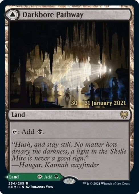Image for Darkbore Pathway (Prerelease Cards) (254) - Magic: The Gathering