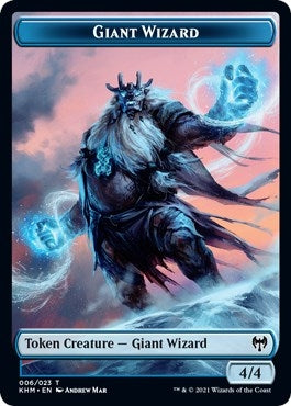 Image for Giant Wizard Token (Kaldheim) (6) - Magic: The Gathering