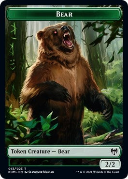 Image for Bear Token (Kaldheim) (13) - Magic: The Gathering