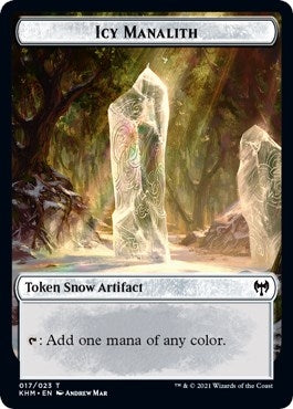 Image for Icy Manalith Token (Kaldheim) (17) - Magic: The Gathering