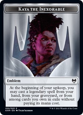 Image for Emblem - Kaya the Inexorable (Kaldheim) (20) - Magic: The Gathering