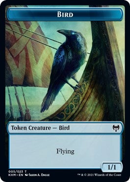 Image for Bird (005) // Soldier Double-Sided Token (Commander: Kaldheim) (5 // 4) - Magic: The Gathering