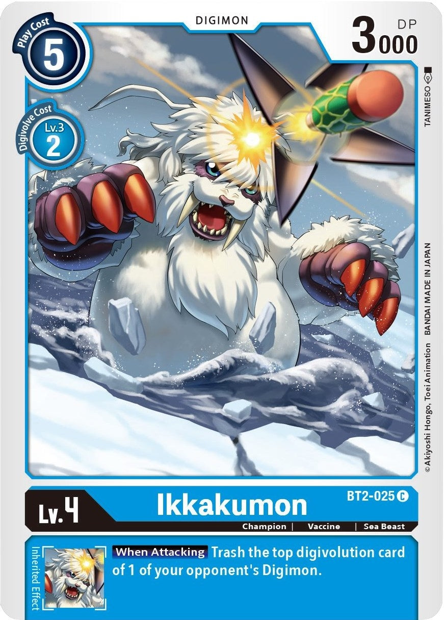 Image for Ikkakumon - BT2-025 (BT01-03B) (BT2-025 C) - Digimon Card Game