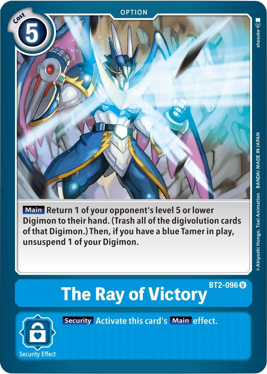 Image for The Ray of Victory (BT01-03B) (BT2-096 U) - Digimon Card Game