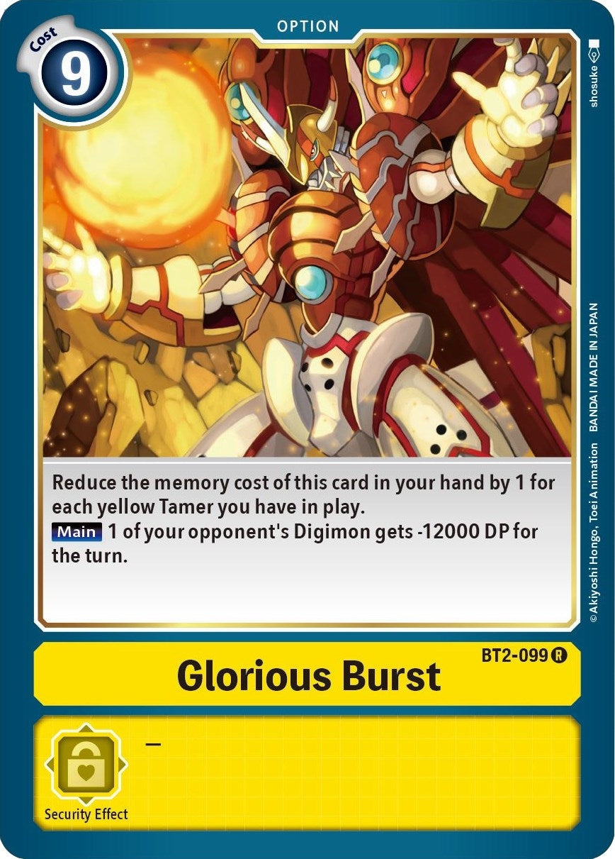 Image for Glorious Burst (BT01-03B) (BT2-099 R) - Digimon Card Game