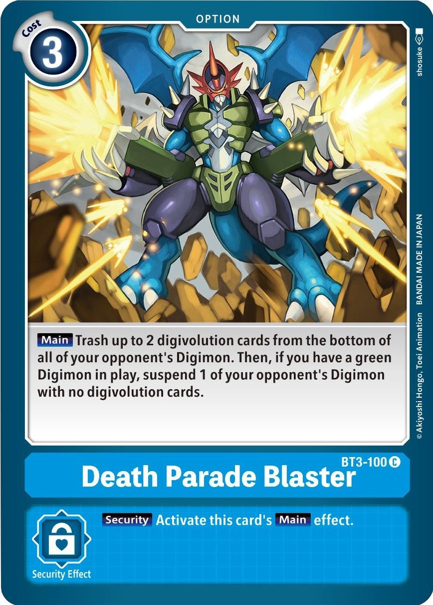 Image for Death Parade Blaster (BT01-03B) (BT3-100 C) - Digimon Card Game