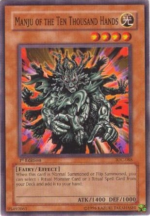 Image for Manju of the Ten Thousand Hands (Invasion of Chaos) (IOC-088) - YuGiOh