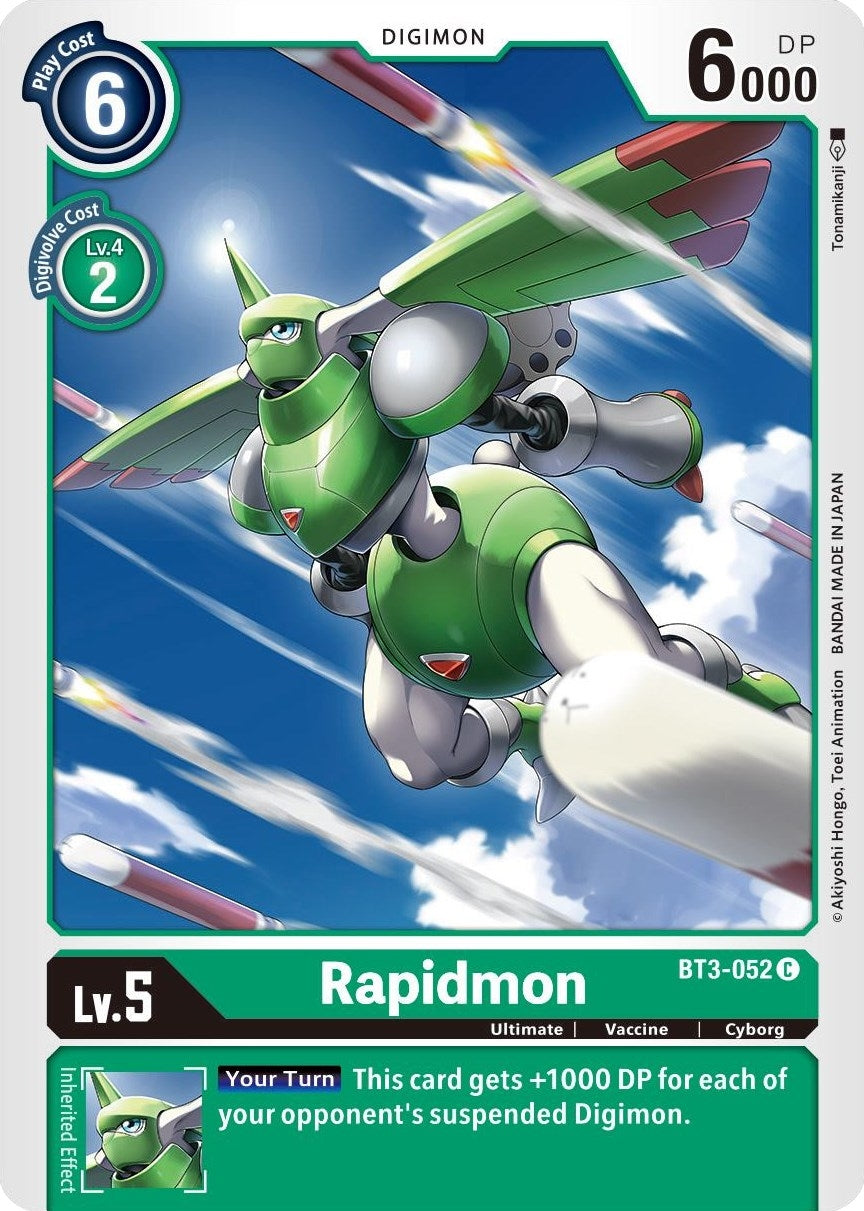 Image for Rapidmon (BT01-03B) (BT3-052 C) - Digimon Card Game