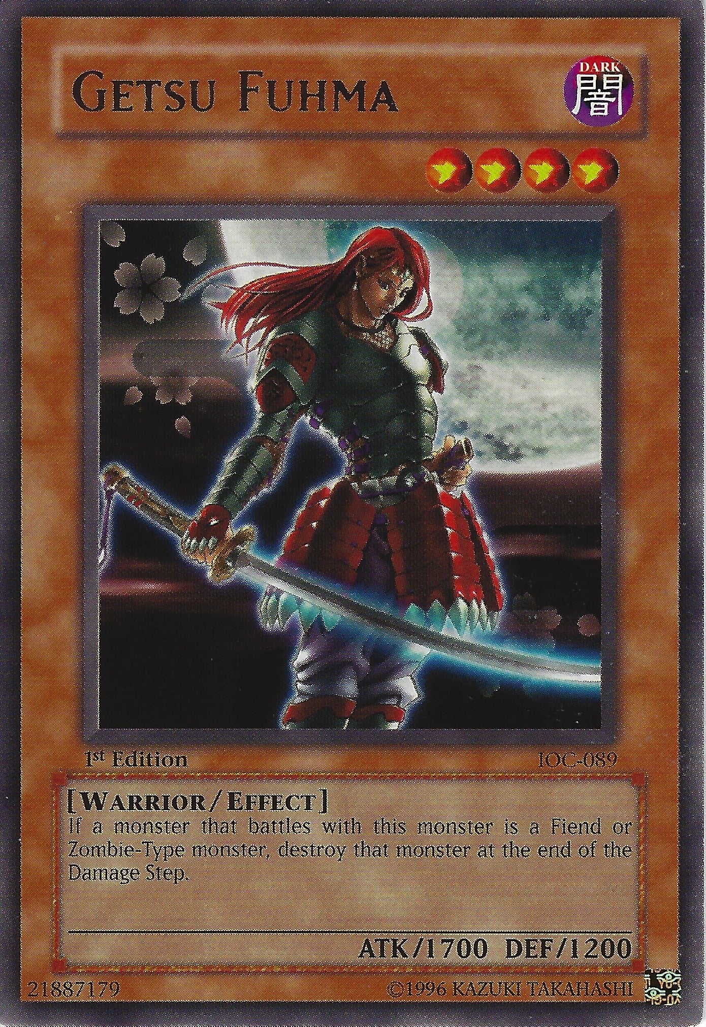 Image for Getsu Fuhma (Invasion of Chaos) (IOC-089) - YuGiOh