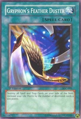 Image for Gryphon's Feather Duster (Invasion of Chaos) (IOC-091) - YuGiOh