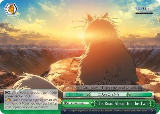 Image for The Road Ahead for the Two (Re:ZERO: The Frozen Bond) (RZ/SE35-E40 U) - Weiss Schwarz
