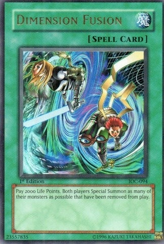 Image for Dimension Fusion (Invasion of Chaos) (IOC-094) - YuGiOh