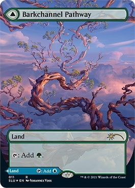 Image for Barkchannel Pathway (Borderless) (Secret Lair Series) (11) - Magic: The Gathering