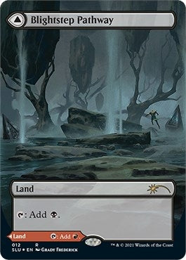 Image for Blightstep Pathway (Borderless) (Secret Lair Series) (12) - Magic: The Gathering