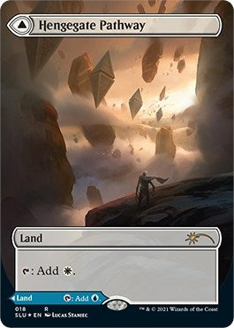 Image for Hengegate Pathway (Borderless) (Secret Lair Series) (18) - Magic: The Gathering