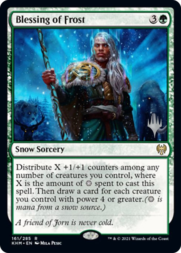 Image for Blessing of Frost (Promo Pack: Kaldheim) (161) - Magic: The Gathering