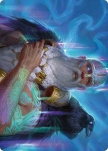Image for Alrund, God of the Cosmos Art Card (Art Series: Kaldheim) (9) - Magic: The Gathering