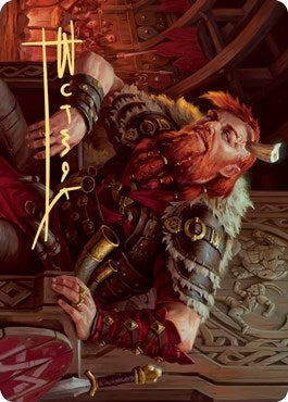 Image for Arni Brokenbrow Art Card (Gold-Stamped Signature) (Art Series: Kaldheim) (30) - Magic: The Gathering