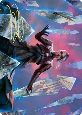 Image for Behold the Multiverse Art Card (Gold-Stamped Signature) (Art Series: Kaldheim) (10) - Magic: The Gathering
