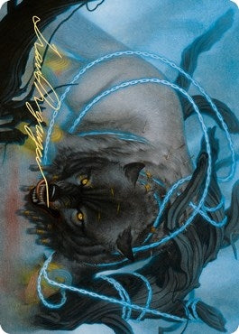 Image for Bind the Monster Art Card (Gold-Stamped Signature) (Art Series: Kaldheim) (11) - Magic: The Gathering