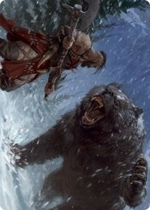 Image for Blizzard Brawl Art Card (Art Series: Kaldheim) (41) - Magic: The Gathering