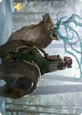Image for Boreal Outrider Art Card (Gold-Stamped Signature) (Art Series: Kaldheim) (42) - Magic: The Gathering