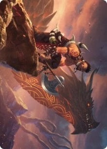 Image for Dragonkin Berserker Art Card (Art Series: Kaldheim) (32) - Magic: The Gathering