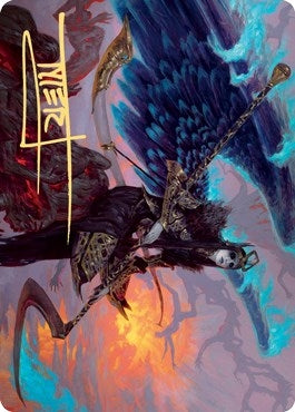 Image for Eradicator Valkyrie Art Card (Gold-Stamped Signature) (Art Series: Kaldheim) (25) - Magic: The Gathering