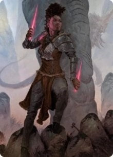 Image for Kaya the Inexorable Art Card (Art Series: Kaldheim) (58) - Magic: The Gathering