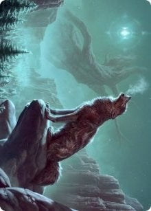 Image for Sarulf's Packmate Art Card (Art Series: Kaldheim) (51) - Magic: The Gathering