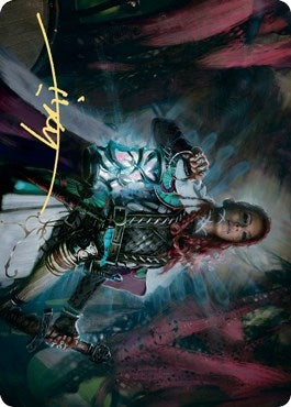 Image for Tergrid, God of Fright Art Card (Gold-Stamped Signature) (Art Series: Kaldheim) (27) - Magic: The Gathering