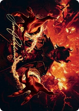 Image for Tibalt's Trickery Art Card (Gold-Stamped Signature) (Art Series: Kaldheim) (38) - Magic: The Gathering