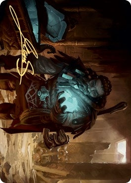 Image for Vault Robber Art Card (Gold-Stamped Signature) (Art Series: Kaldheim) (40) - Magic: The Gathering
